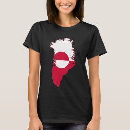 Grönland-Flagge im Land T-Shirt