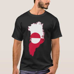 Grönland- Flagge im Land T-Shirt