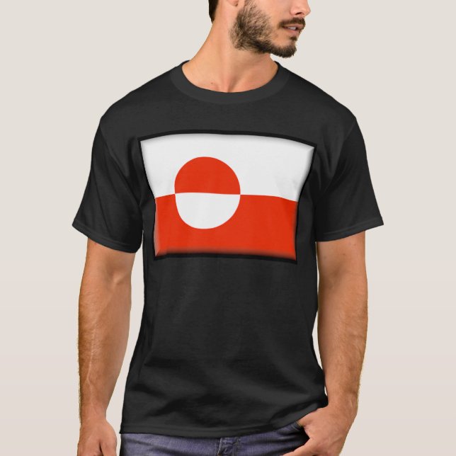 Grönland-Flagge T-Shirt (Vorderseite)