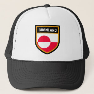 Grönland-Flagge Truckerkappe
