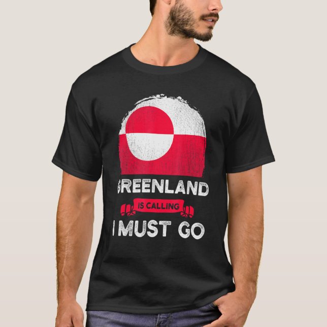 Grönland fordert, dass ich auf Grönländer stolz se T-Shirt (Vorderseite)