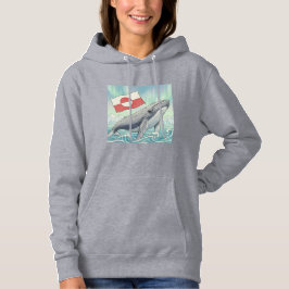 Grönland Frei wie ein Wal Hoodie