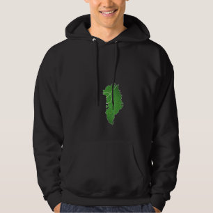 Grönland Fußballplatz Hoodie