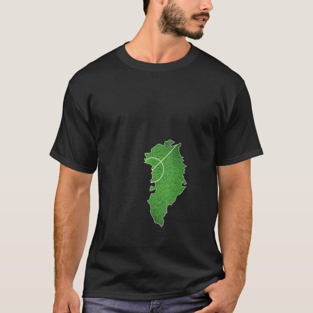 Grönland Fußballplatz T-Shirt (Vorderseite)