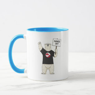 Grönland Hände weg von Eisbären Protest Tasse