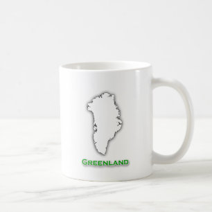 Grönland-Karten-Logo Tasse