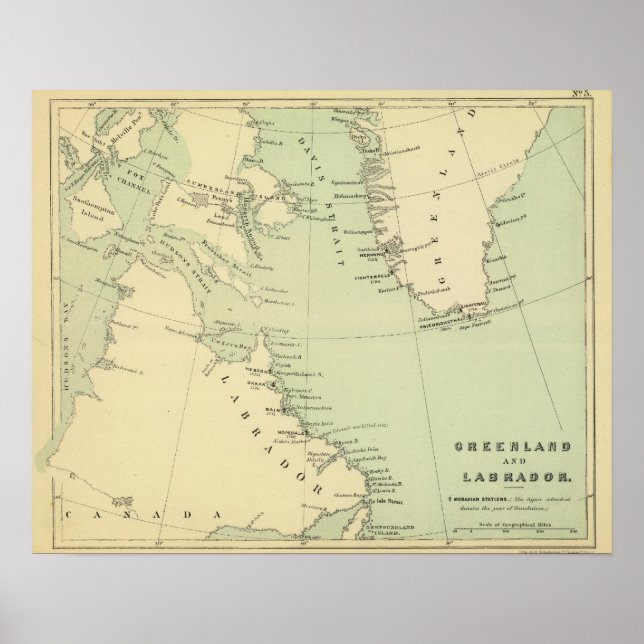 Grönland, Labrador Poster (Vorne)