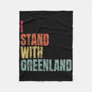 Grönland liebt mich mit Grönland Fleecedecke