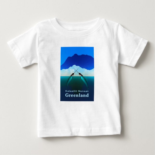 Grönland - Narwhal Baby T-shirt (Vorderseite)