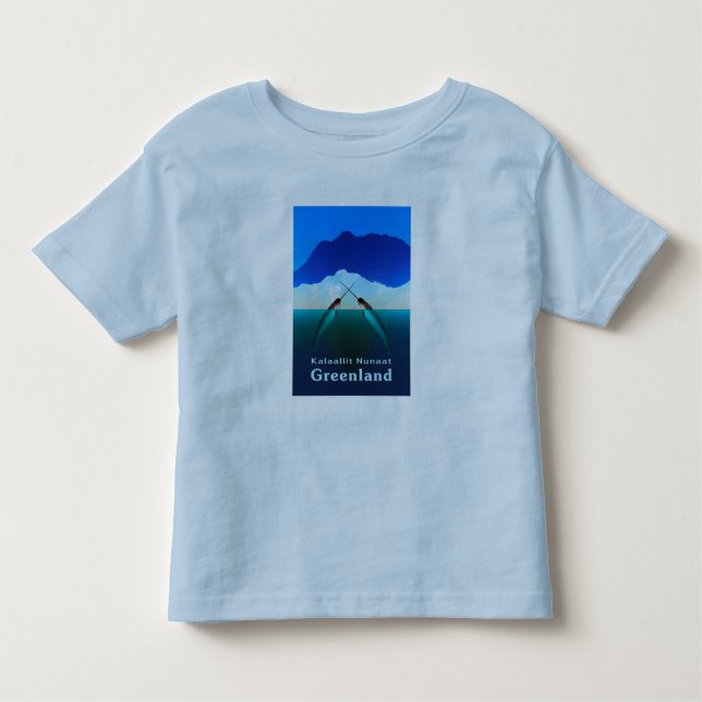 Grönland - Narwhal Kleinkind T-shirt (Vorderseite)