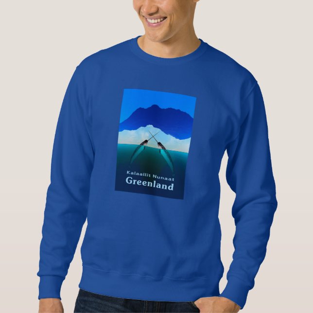 Grönland - Narwhal Sweatshirt (Vorderseite)