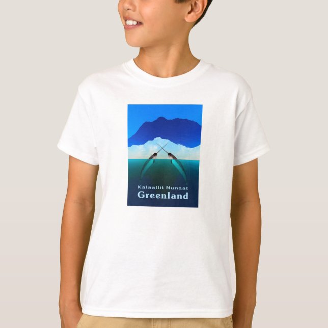 Grönland - Narwhal T-Shirt (Vorderseite)