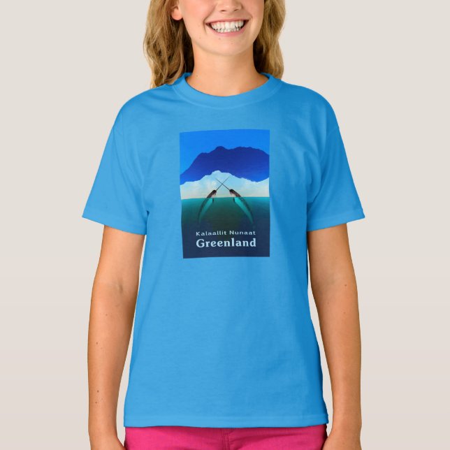 Grönland - Narwhal T-Shirt (Vorderseite)