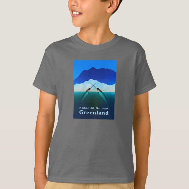 Grönland - Narwhal T-Shirt (Vorderseite)