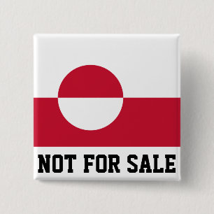 Grönland nicht zum Verkauf Button
