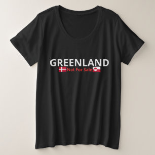 Grönland nicht zum Verkauf - Entwurf eines Souverä Große Größe T-Shirt