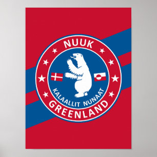 Grönland Nuuk Poster