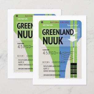 Grönland Nuuk Reisekarte