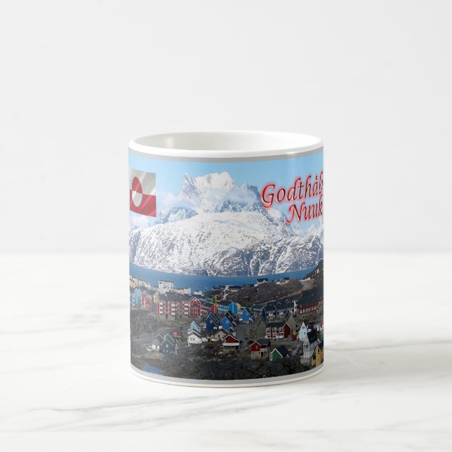 Grönland - Nuuk Stadt - Kaffeetasse (Mittel)