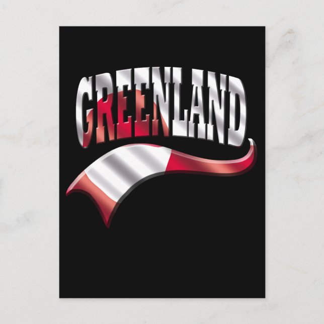 Grönland Postkarte (Vorderseite)