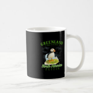 Grönland Reise Souvenir Papageientaucher Arktische Kaffeetasse
