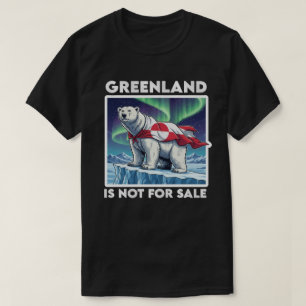 Grönland steht nicht zum Verkauf Eisbär Aurora T-Shirt