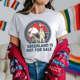 Grönland steht nicht zum Verkauf, Protestbekundung T-Shirt