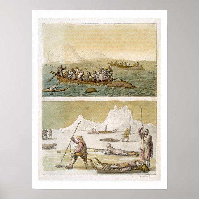 Grönland: Walfischerei und Siegel-Jagd, ab 'L Poster (Vorne)