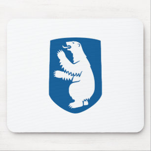Grönland Wappen Landeswappen Symbol Emblem Flagge  Mousepad
