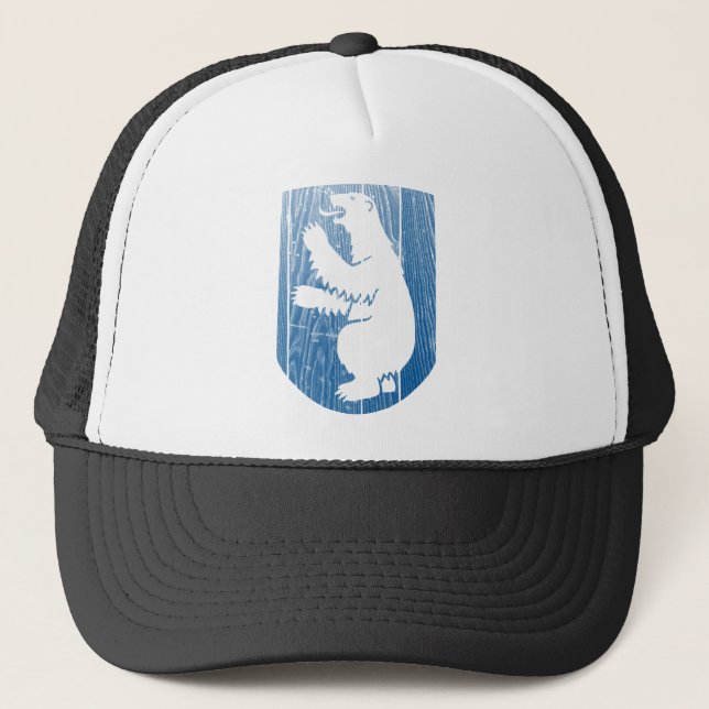 Grönland-Wappen Truckerkappe (Vorderseite)