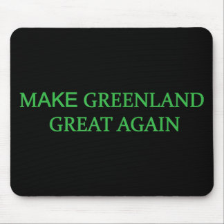 Grönland wieder groß machen Green Trump Meme Mens  Mousepad
