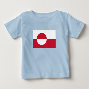 Grönländische Flagge Baby T-shirt
