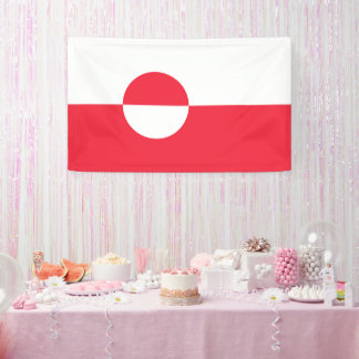 Grönländische Flagge Banner