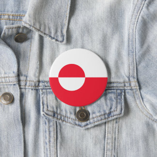 Grönländische Flagge Button