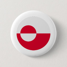 Grönländische Flagge Button