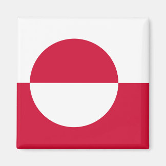 Grönländische Flagge GL Magnet