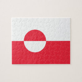 Grönländische Flagge Puzzle