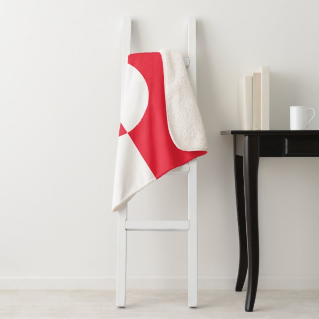 Grönländische Flagge Sherpadecke (Beispiel)