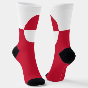 Grönländische Flagge Socken