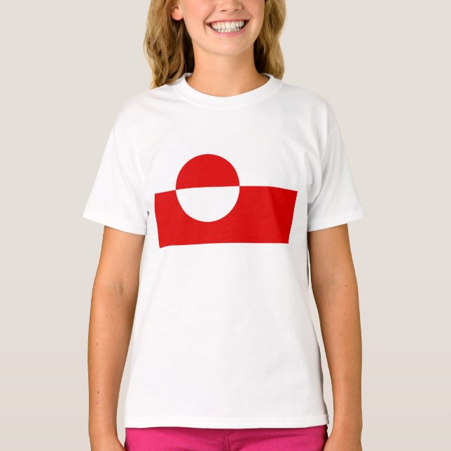 Grönländische Flagge T-Shirt (Vorderseite)
