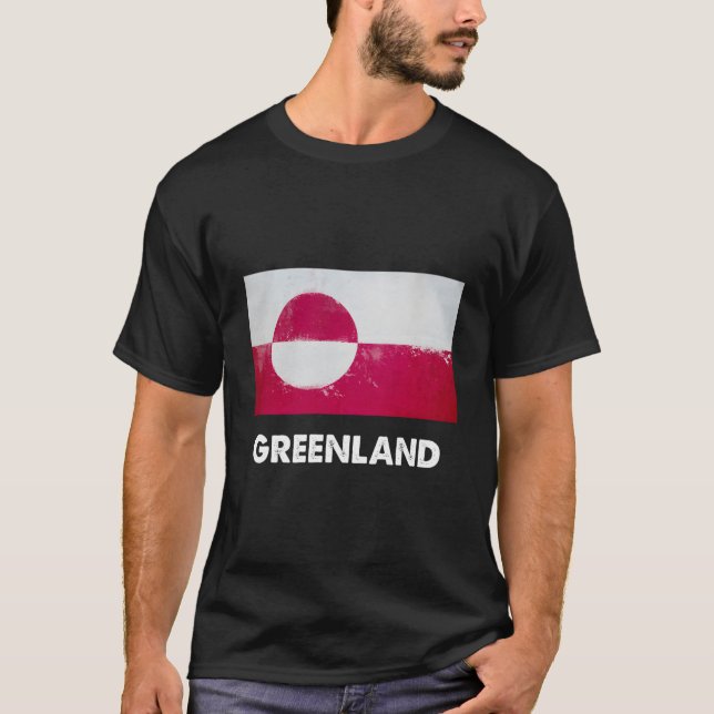 Grönländische Flagge T-Shirt (Vorderseite)