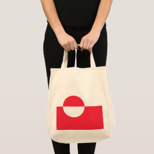 Grönländische Flagge Tragetasche