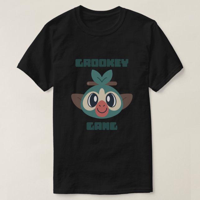 GROOKEY GANG - Team Grookey - Generation 8 Sword & T-Shirt (Design vorne)