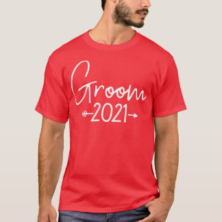 Groom 2021 Bachelor-Party T-Shirt
