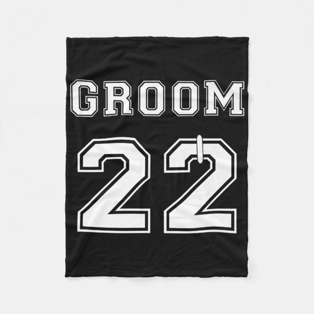 Groom 2022 Engagement Party Matching Honeymoon Bri Fleecedecke (Vorderseite)