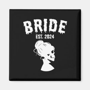 Groom 2024 Skelettpaare Matching Wedding Hallo Magnet