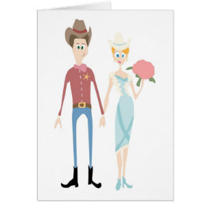 Groom, als Sheriff seine Landesbraut nimmt