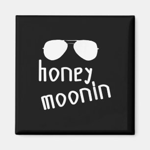 Groom and Bride Honey Moonin Paare Hochzeit lustig Magnet