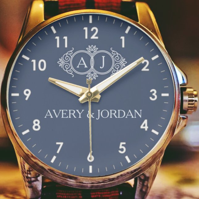 Groom and bride wedding keepsake newlyweds armbanduhr (Von Creator hochgeladen)