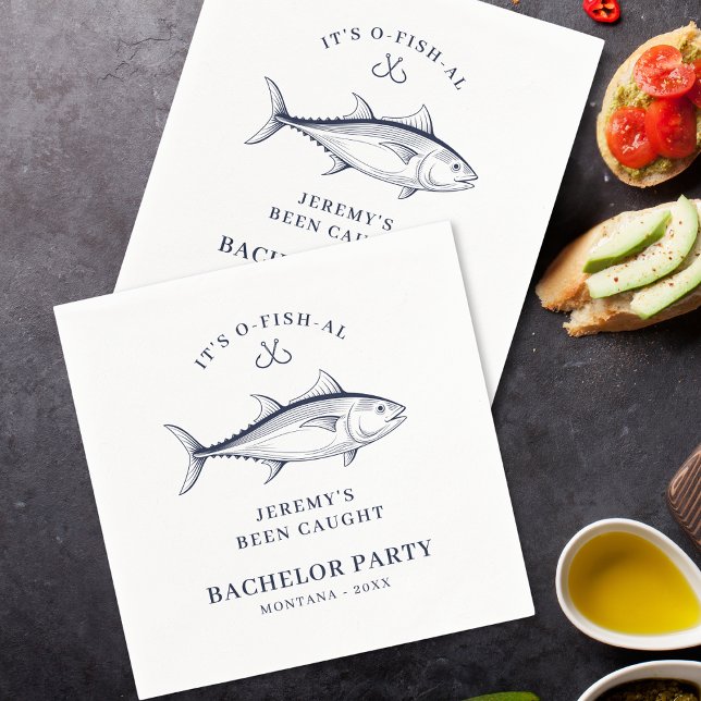 Groom Bachelor Party Angeltour Wochenende Serviette (Von Creator hochgeladen)